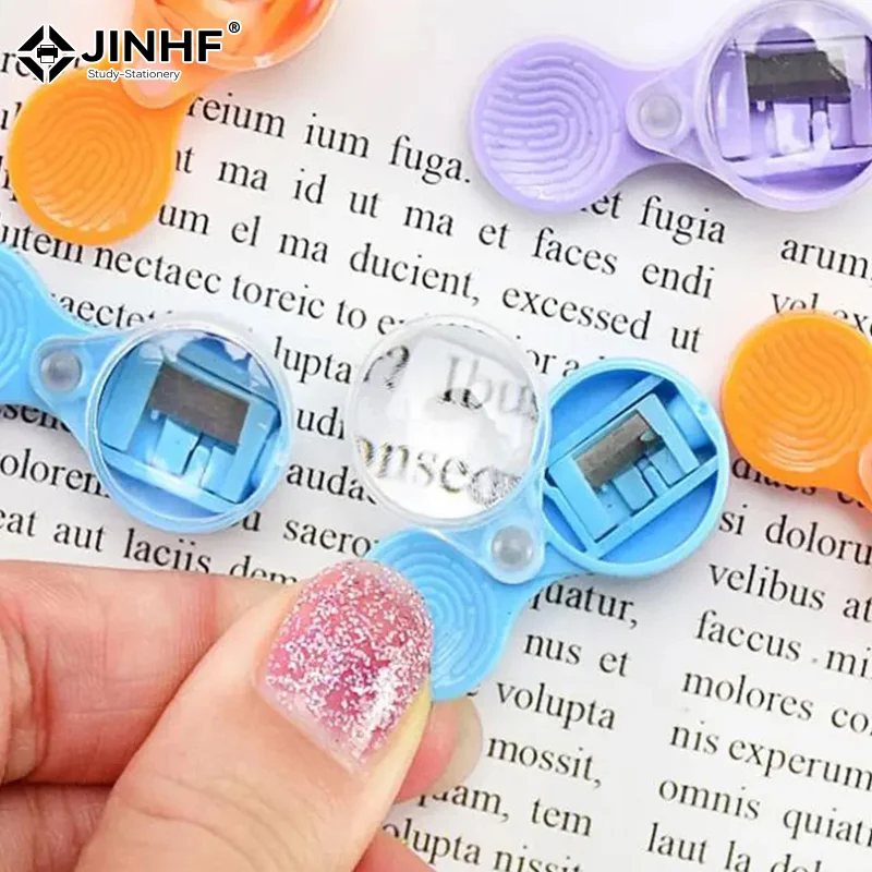2.0mm 기계식 연필용 미니 연필깎이, 두꺼운 연필심용 연필깎이, 학생용 문구 도구를 쉽게 보관할 수 있는 외부 저장소