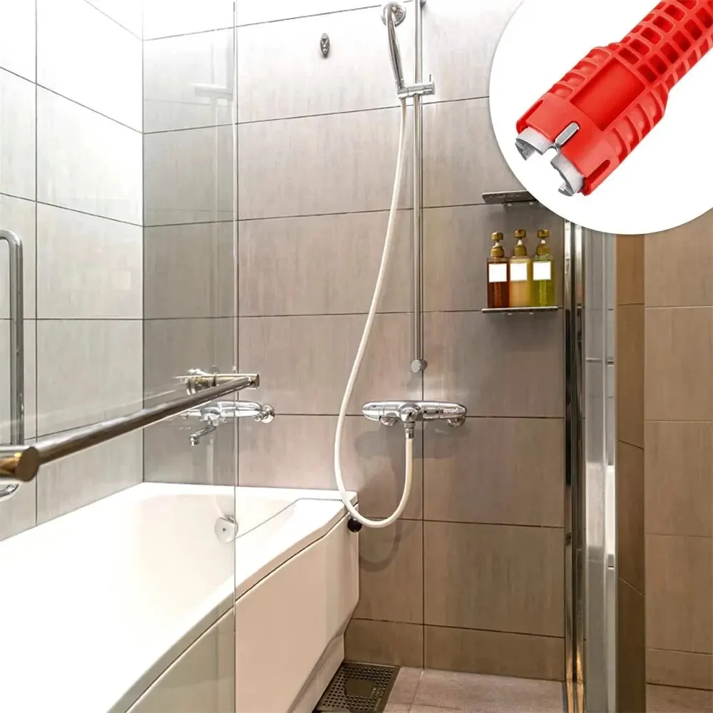 Multifunctional Bathroom Wrench Set for Faucet and Sink Installation