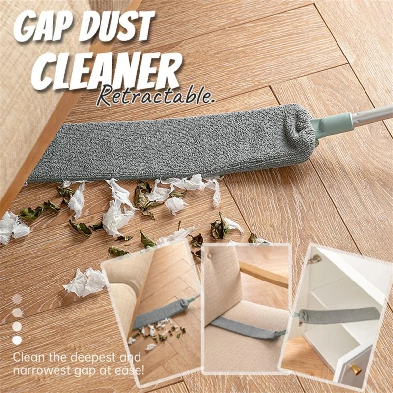 

Long Handle Mop Wall Gap Cleaning Dust Bedside Brush Detachable Sofa Furniture Gap Retractable Dust Cleaner Household Items