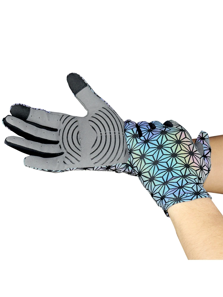 Sports Luminous Cycling Gloves Men and Women Outdoor Sports Luminous Bike Gloves 2