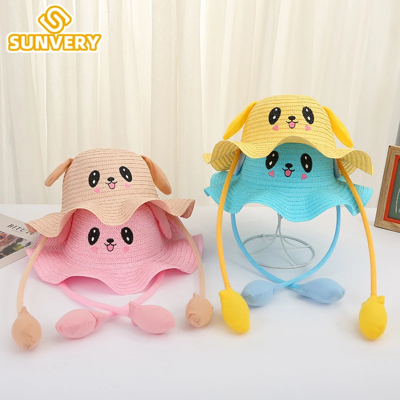 

Rabbit Hat Ear Moving Jumping Hat Rabbit Summer Spring Shade Bunny Hat Children's Hats with Earflaps for Girls Boys Adult 2024