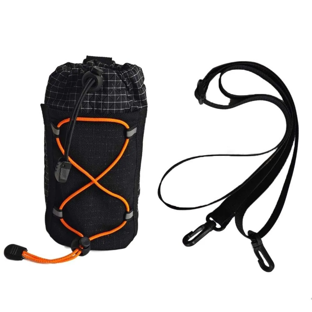 Large Capacity Portable Mountaineering Accessory Pouch with Shoulder Strap Expansion