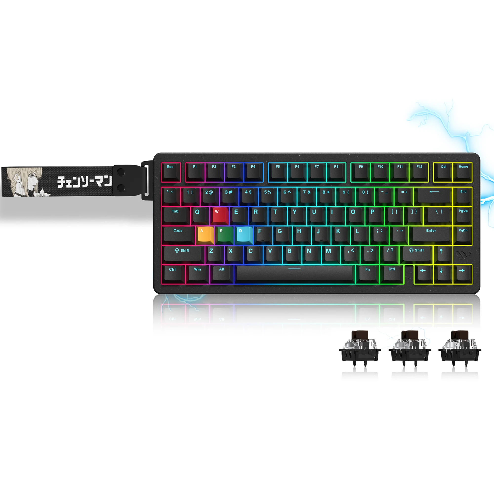 Womier SK75 TMR/HE ホール効果キーボード 75% ワイヤレスメカニカル