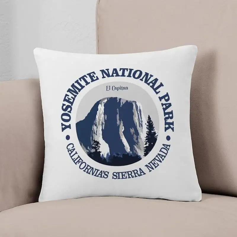

Yosemite 2 Everyday Pillow Printed Case Fashion Car Hotel Bed Decor Cushion Not Included