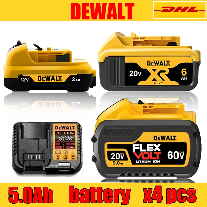 DEWALT 20V 6AH rechargeable lithium-ion battery DCB115 DCB118 DCB1104 60V power tool battery rechargeable battery