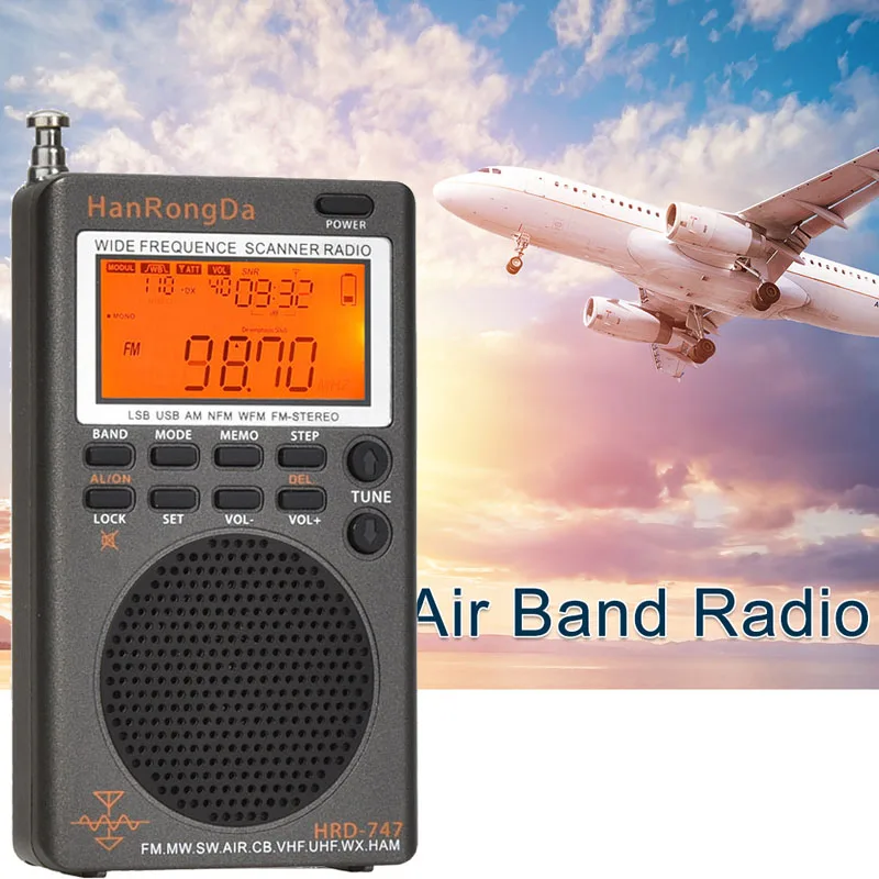 Портативное полнодиапазонное радио FM hrd 747, стерео или фотомагнитола, мини-радиоприемник для открытого пикника, отдыха на открытом воздухе, внедорожника
