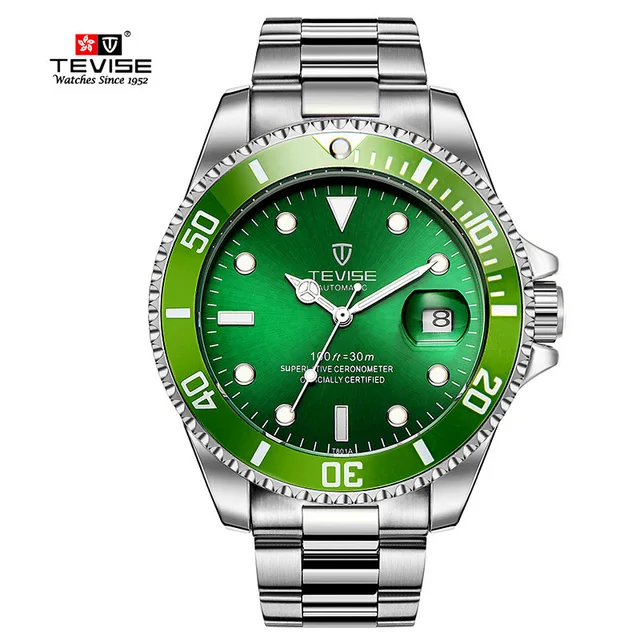 Tevise Red Watch Men Creative Luminous Watches Date Waterproof Clock Man  Blue Automatic Watch Purple Mechanical Wristwatches - Mechanical  Wristwatches - AliExpress
