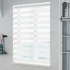 Jacquard Zebra Roller Shades,Window Shade,Model JX173,Two Layers Fabric Custom Made Manual or Electric 1
