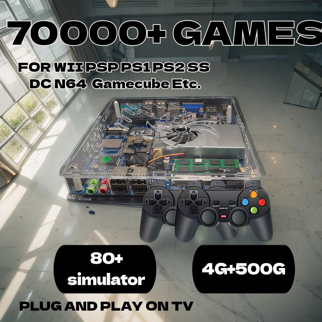 NEW-Super-Console-U7-Plug-and-Play-On-TV-500GB-HDD-40000-Classic-Games ...