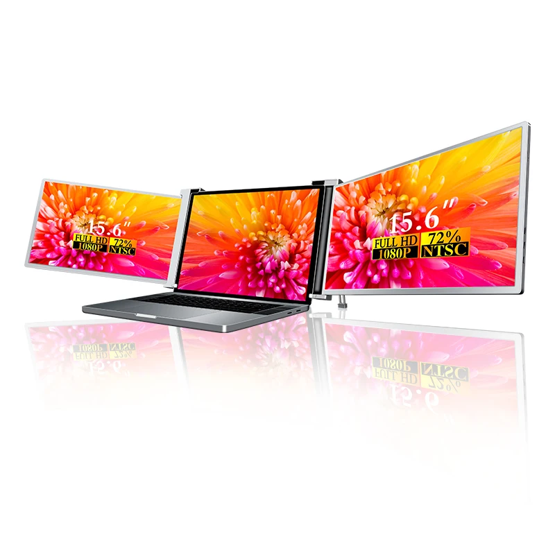 15.6 Inch FHD USB-C HD Interface Laptop Monitor Dual Screen Computer ...