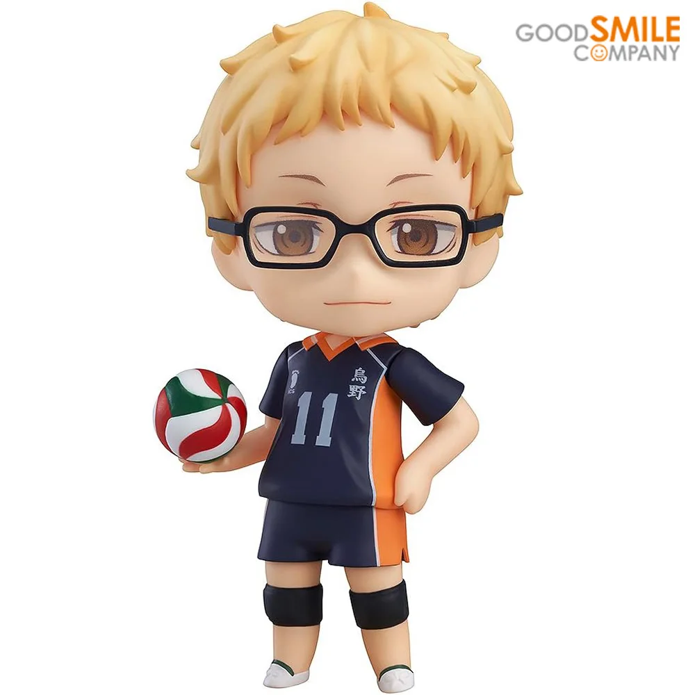 

Good Smile Company Haikyu!! Nendoroid 616 Tsukishima Kei Reprint Ver. Model Toy Collectible Anime Figure Gift for Fans Kids