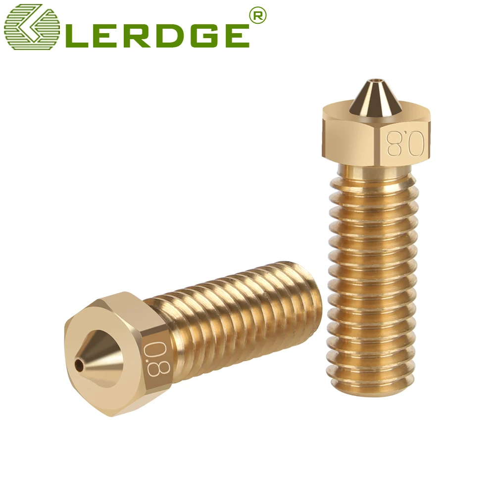 Ugello Vulcano Cht 0.4/0.6/0.8Mm Ugelli In Ottone Per Filamento Da 1.75Mm Estrusore E3D Hotend Anycubic/Artillery/Flsun/Tevo/Stampante 3D