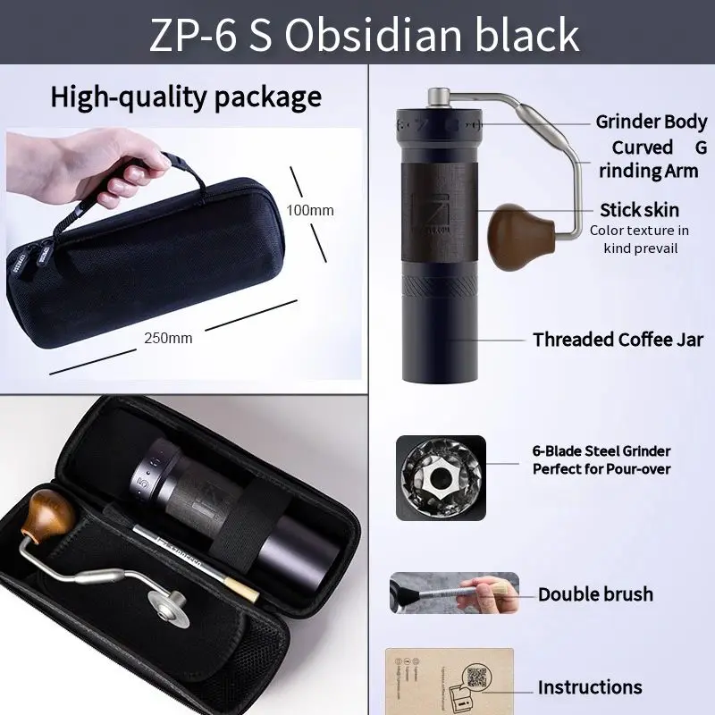 1Zpresso new ZP6-S Super portable coffee grinder coffee mill