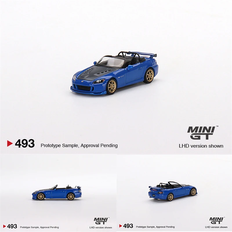 Minigt 1:64 S2000 Ap2 Mugen Monte Carlo Blue Pearl Alloy Diorama Car Model Toys 493 In Magazzino
