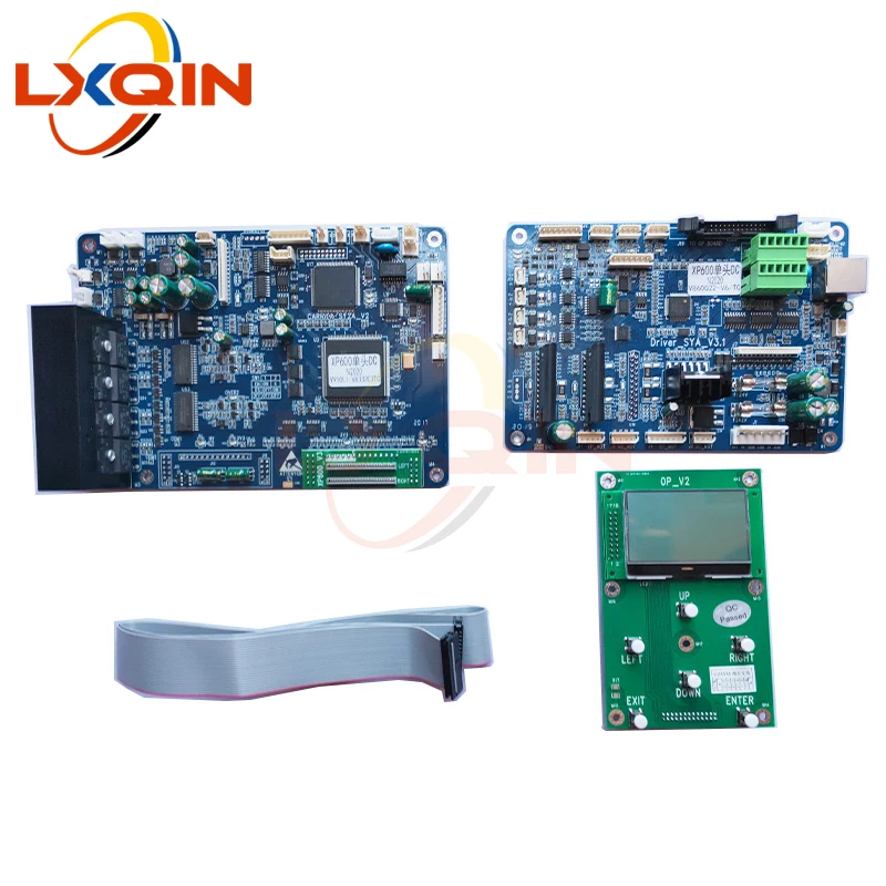 

LXQIN printer board kit new version Senyang for Epson xp600 single head carriage board main board for Eco solvent printer