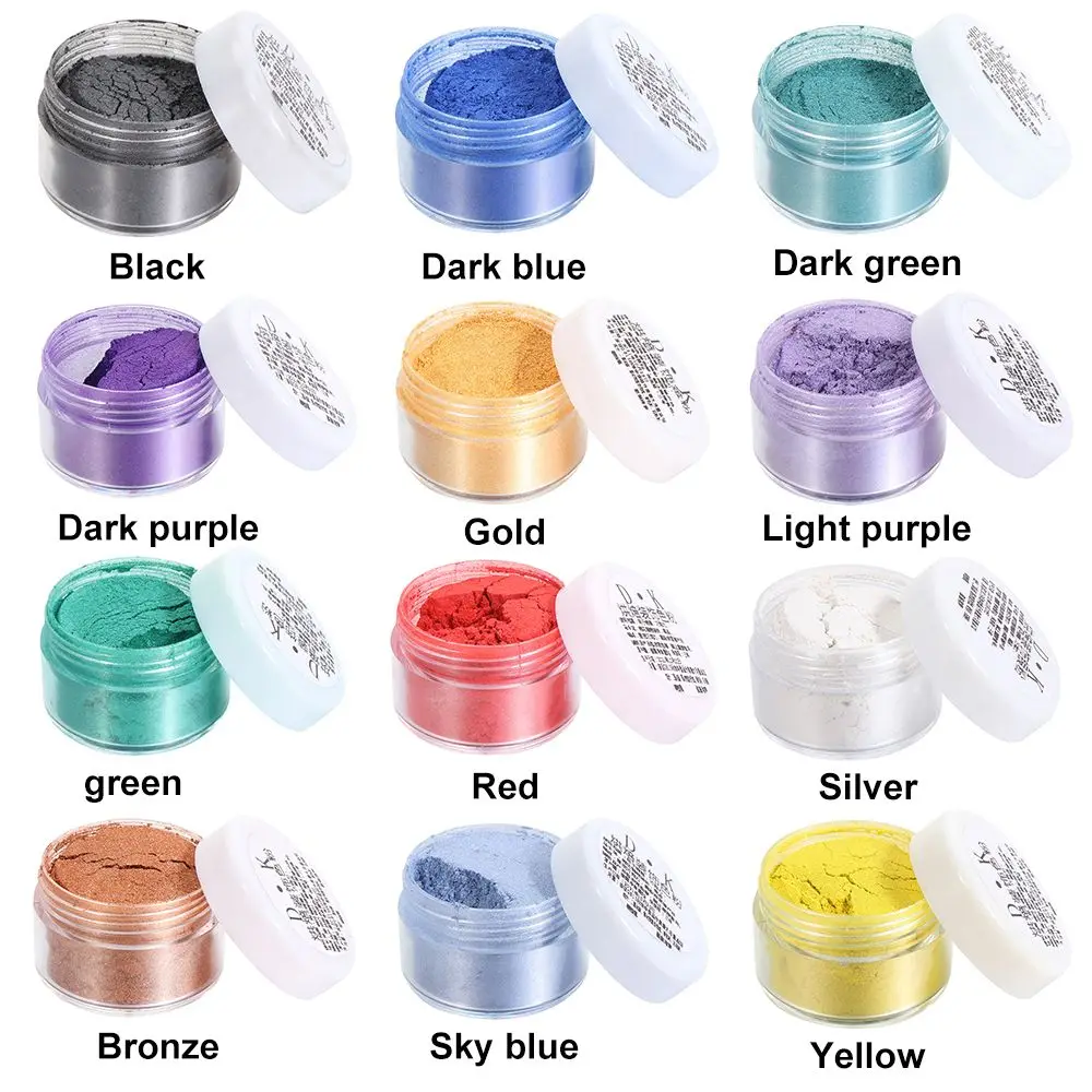 5g Gold Powder Glitter Powder Silver Pearl Baking Color Fondant Mousse Cake Baking Macaron Chocolate Decoration baking supplies cake tools cake decorating kit