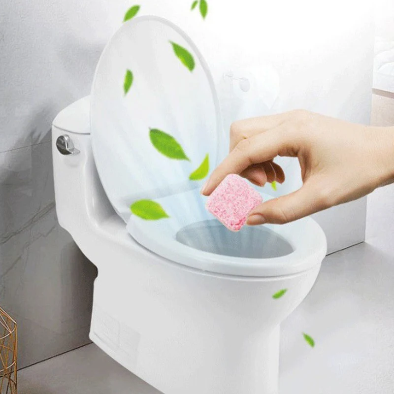 Automatic Toilet Bowl Cleaner Effervescent Tablet For Toilet Fast Remover Urine Stain Deodorant Yellow Dirt Cleaning Tool