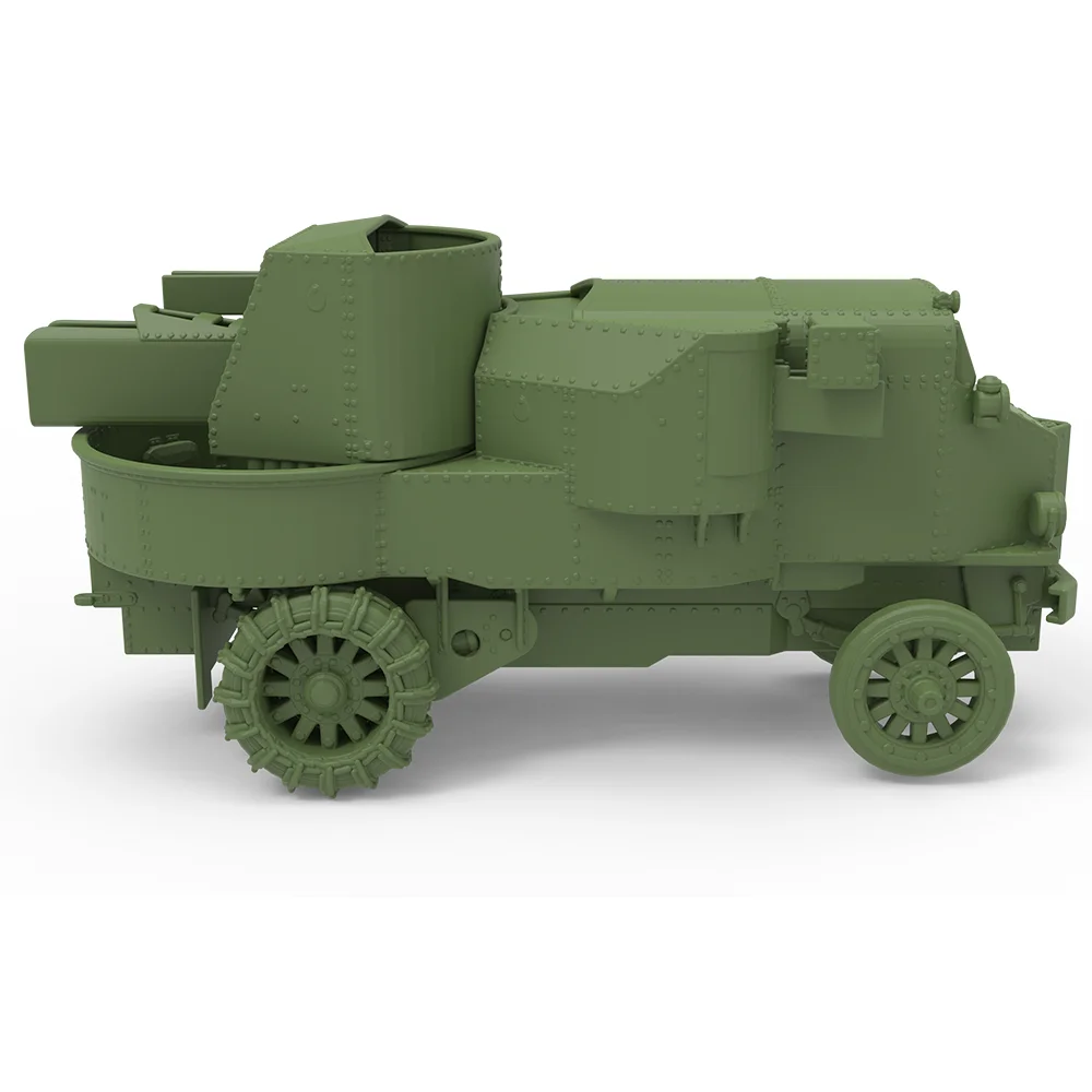Maquette 3D Véhicule Blindé Soviétique D-12 WWII - Échelles 1/48 à 1/100 - Résine - Wargame