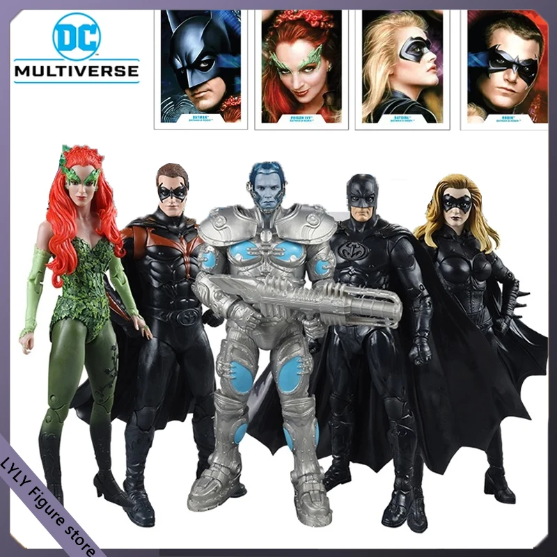 

Игрушки Mcfarlane DC Multiverse Batman Mr.Freeze Set Robin фигурки бэтгерн Ядовитый плющ экшн-фигурки Куклы Коллекционные игрушки