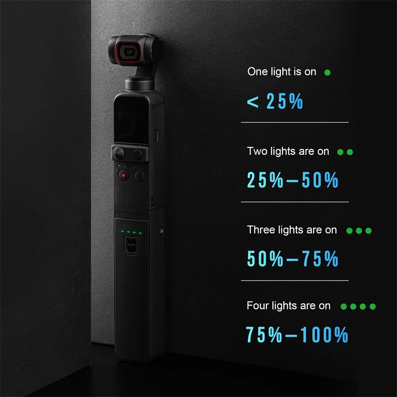 para Osmo Bolso Portátil Power Bank Móvel 3200mah Carregador de Bateria Portátil Hub Carregamento para Bolso Câmera Apertos Mão - Image 3