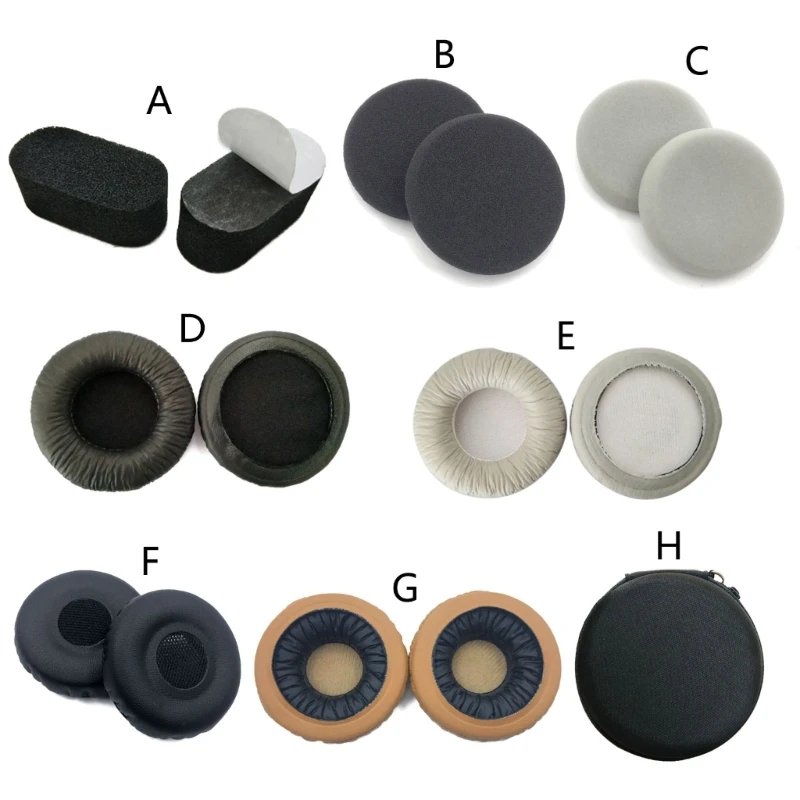 

Ear Pads Cushion Cover Earmuffs for Koss PP PX100 Headphones(1 Pair) Dropship