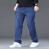 Jeans for Men Big Size 28-50 Denim Fabric Large Size Pants for Fat People 45-150kg Jeans Hombre Wide Leg Jeans Pantalon Homme 5