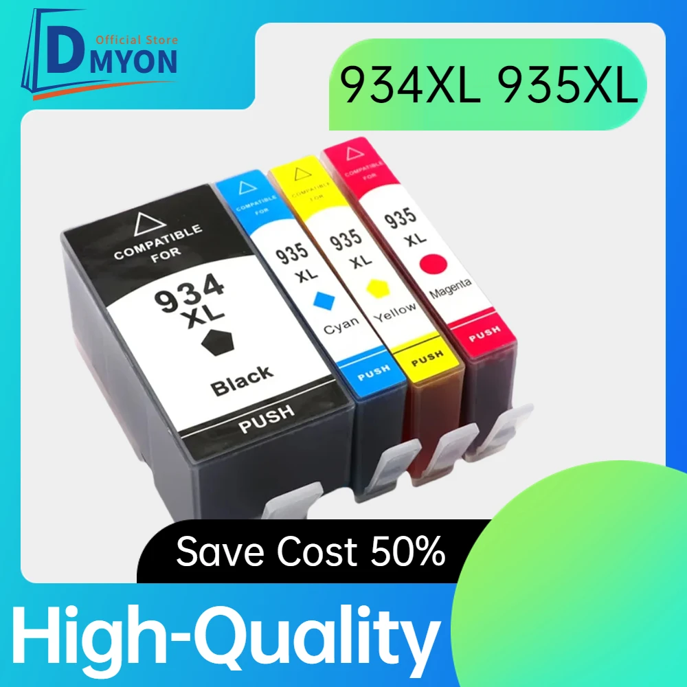 

DMYON 934 935 XL Ink Cartridge for HP934 hp935 for Officejet Pro 6230 6812 6815 6830 6835 E-All-in-One Printer