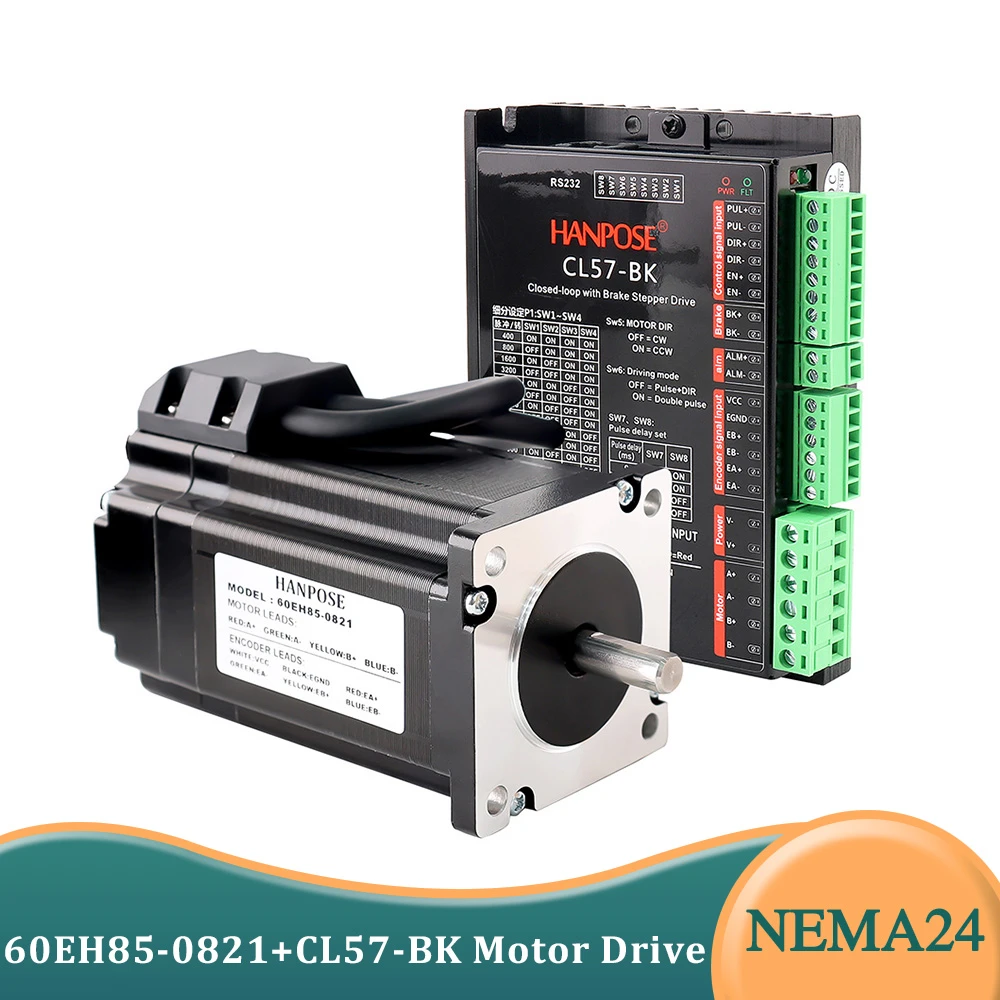 Hybrid step servo motor nema24 stepper motor controller kit closed loop