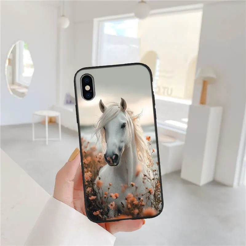 Luxurious Fine Horse Premium Protective Phone Case