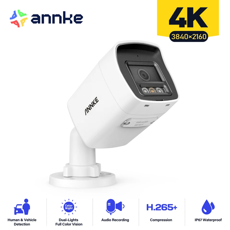 4K Smart Dual Light Bullet Network Camera