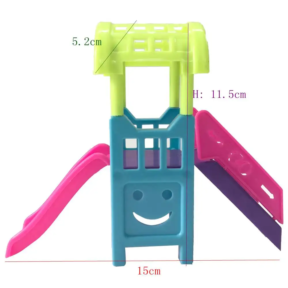 

NK официальный 1 комплект модный мини-слайд для 1/12 куклы забавные игрушки для куклы Келли парк горки игровой набор аксессуары для мебели