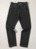 2025 Autumn and Winter American Retro Primary Color Black Denim Jeans Men's 86.4% Cotton Washed Old Heavyweight Straight Pants 1