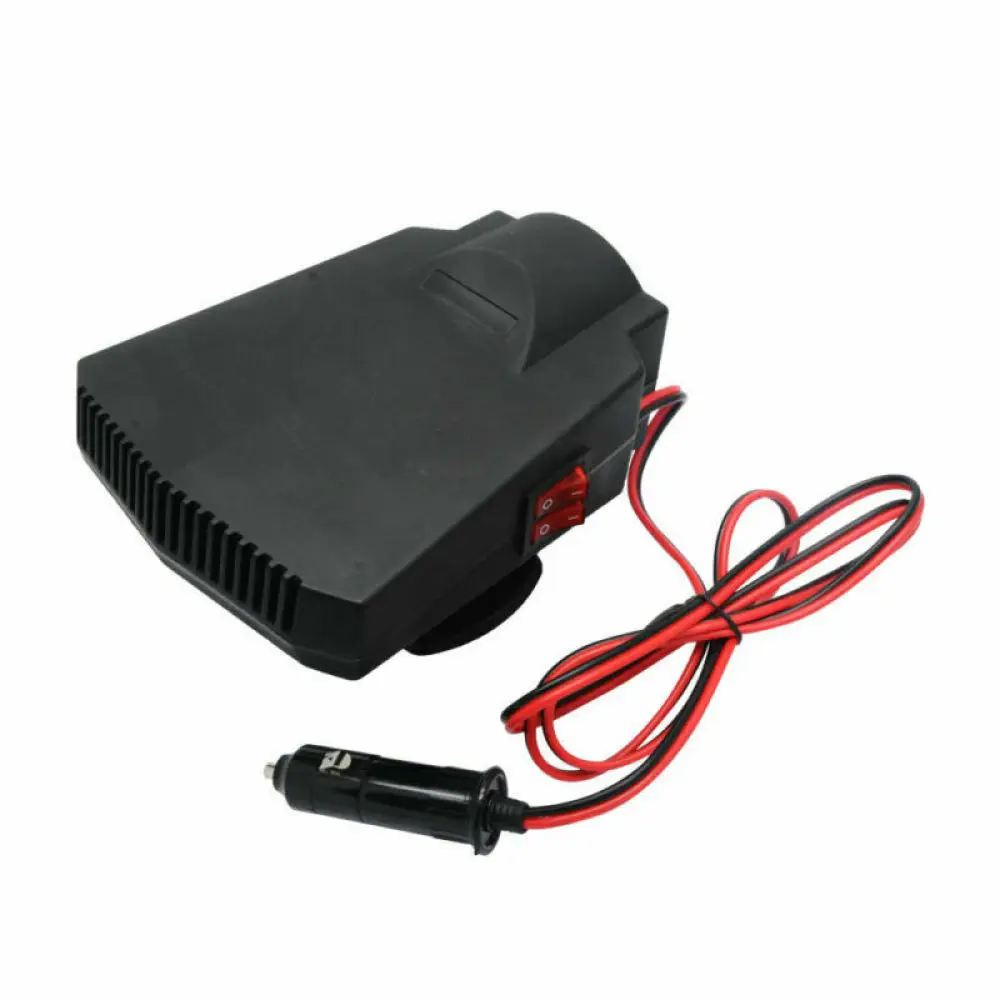 12V 200W Portable Car Windshield Heating Cooling Fan Quick Heater Defroster Demister 2-in-1 Fast Car Heating Cooling Fan