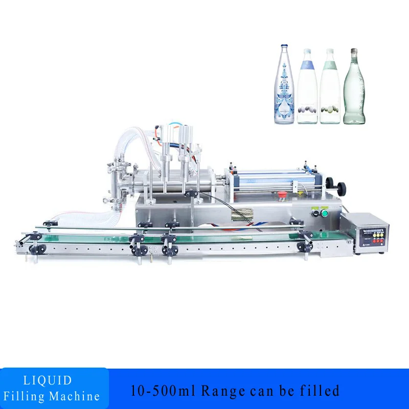 Horizontal Multifunctional Double head Conveyor Belt Filling Machine