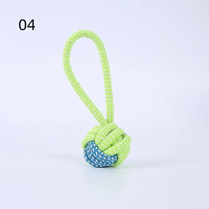 Dropship Pet Dog Toys For Large Small Dogs Toy Interactive Cotton Rope Mini Dog  Toys Ball For Dogs Accessories Toothbrush Chew Premium Cotton-Poly Tug Toy  For Dogs Interactive Rope Dog Toy For