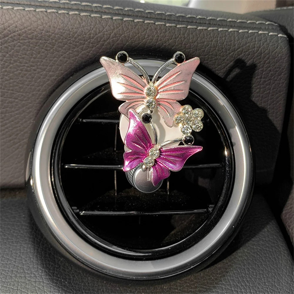 

Air Freshener Butterfly Car-styling Car Perfume Natural Smell Air Conditioner Butterfly Aromatherapy Clip