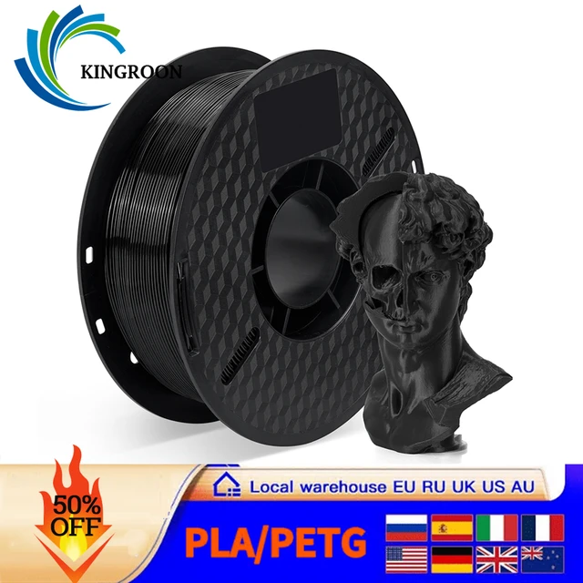 Filamento per stampante 3D PLA PETG 1.75mm 1KG (2.2 libbre) bobina  materiale di stampa 3D per stampanti 3D filamento PLA PETG bianco senza  grovigli - AliExpress