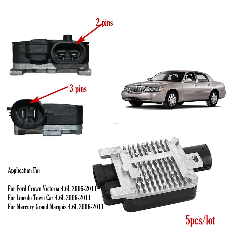 

5 Pieces X Blower Motor Resistor for Ford Crown Victoria Lincoln Volvo OEM 940002904 00520973 940002906 940004702 940004701