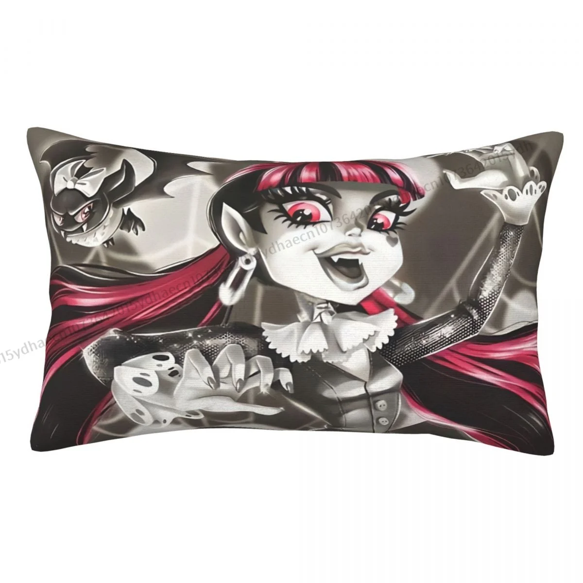 Og Draculaura Cojines Federa Monster High Doll Cushion Home Sofa Chair Print Copricuscino Decorativo Coussin