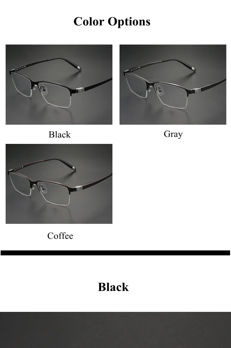 Chashma Ochki Women's Semi Rim Square Titanium Eyeglasses 5