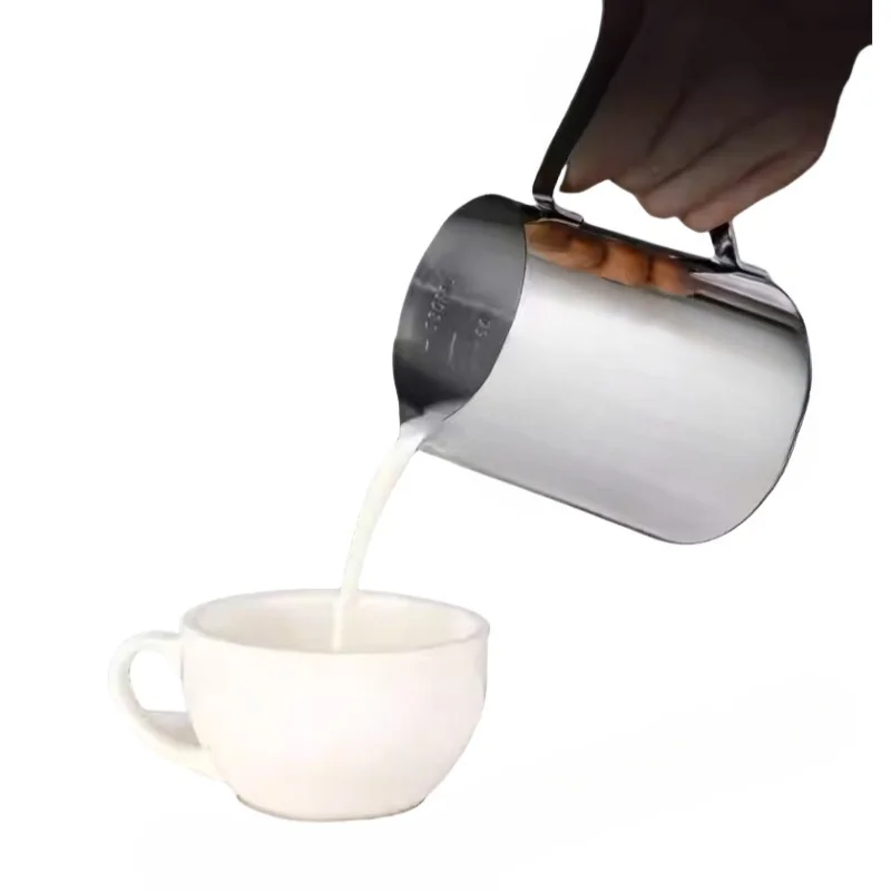 Narrow-mouth 304 stainless steel measuring cup 300 500ml beaker Graduated tip stainless steel beaker