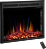39" Electric Fireplace Insert,Freestanding & Recessed Electric Stove Heater,Touch Screen,Remote Control,750W-1500W with Timer 1