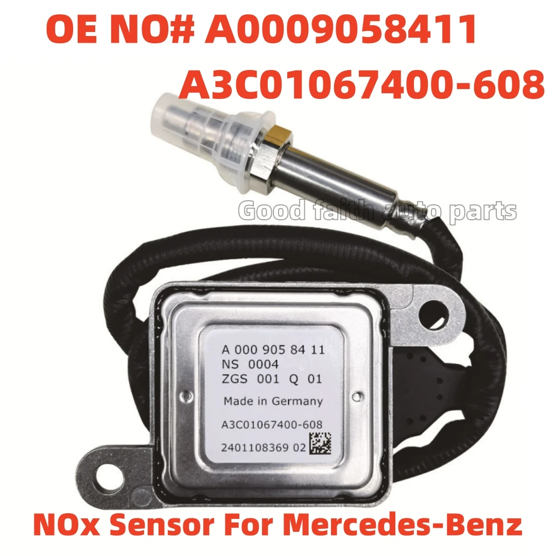 

A0009058411 0009058411 NOx Sensor For Mercedes-Benz W221 W212 X253 C253 W222 V222 R172 W166 W172 W253 W447 W205