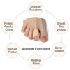 Fabric Toe Separator Finger Protector Applicator Corn Callus Remover Bunion Corrector Pedicure Tools Tube Foot Care 3