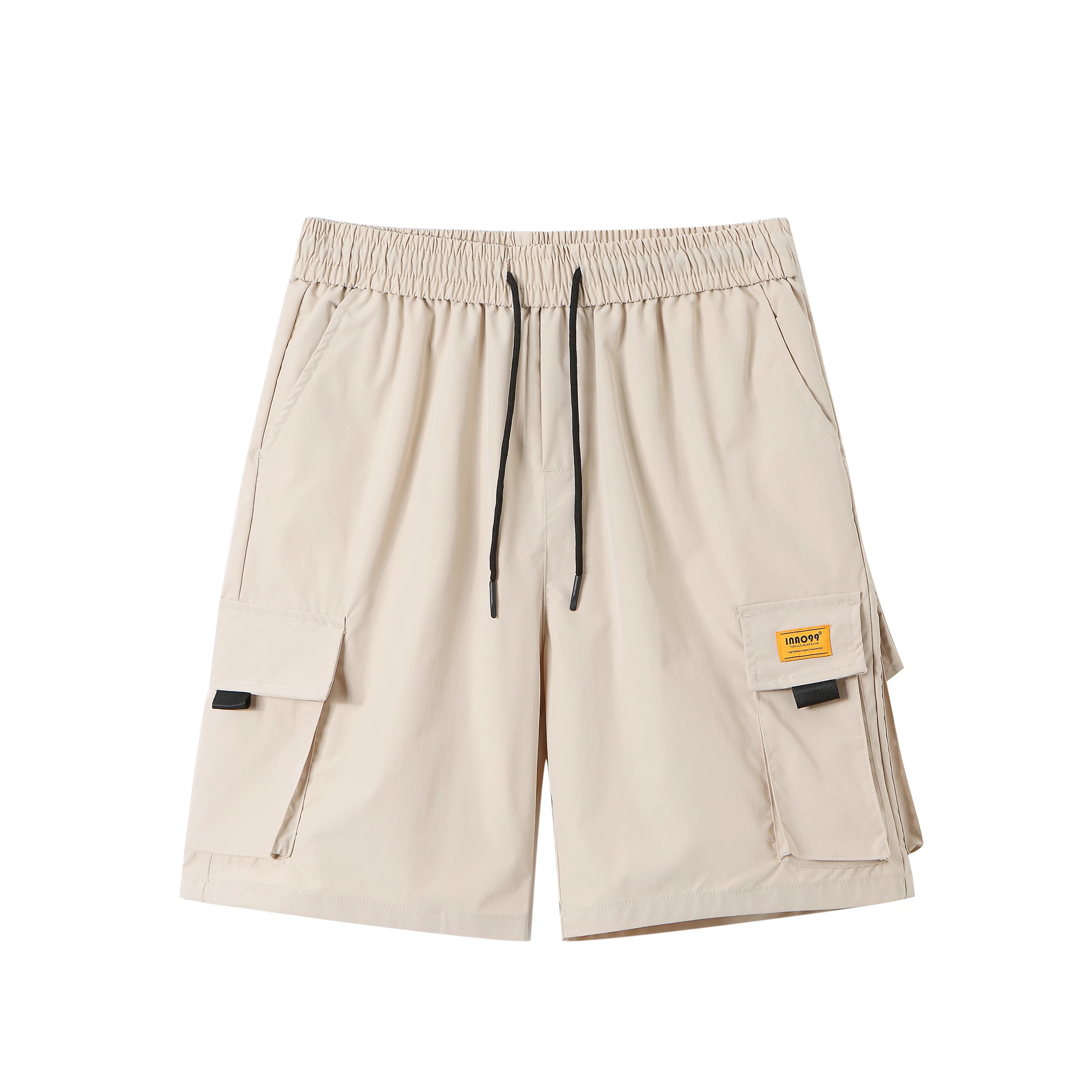 Summer Men's Shorts New Solid Color Multi Pocket Fashionable Versatile Outdoor Fishing Sweat pants Men Loose Fitting Work Shorts