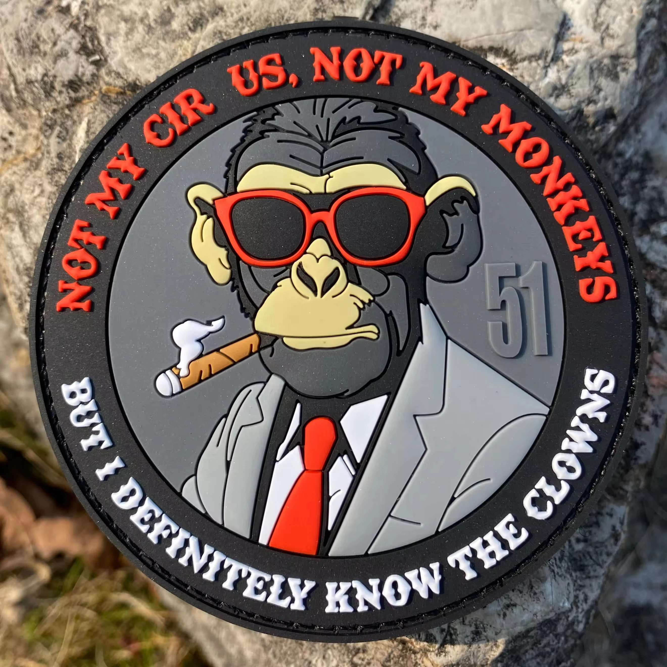 8cm 맞춤 인쇄 PVC 패치 의류 가방 모자용 도매 부드러운 고무 패치 벨크로 루프 및 훅