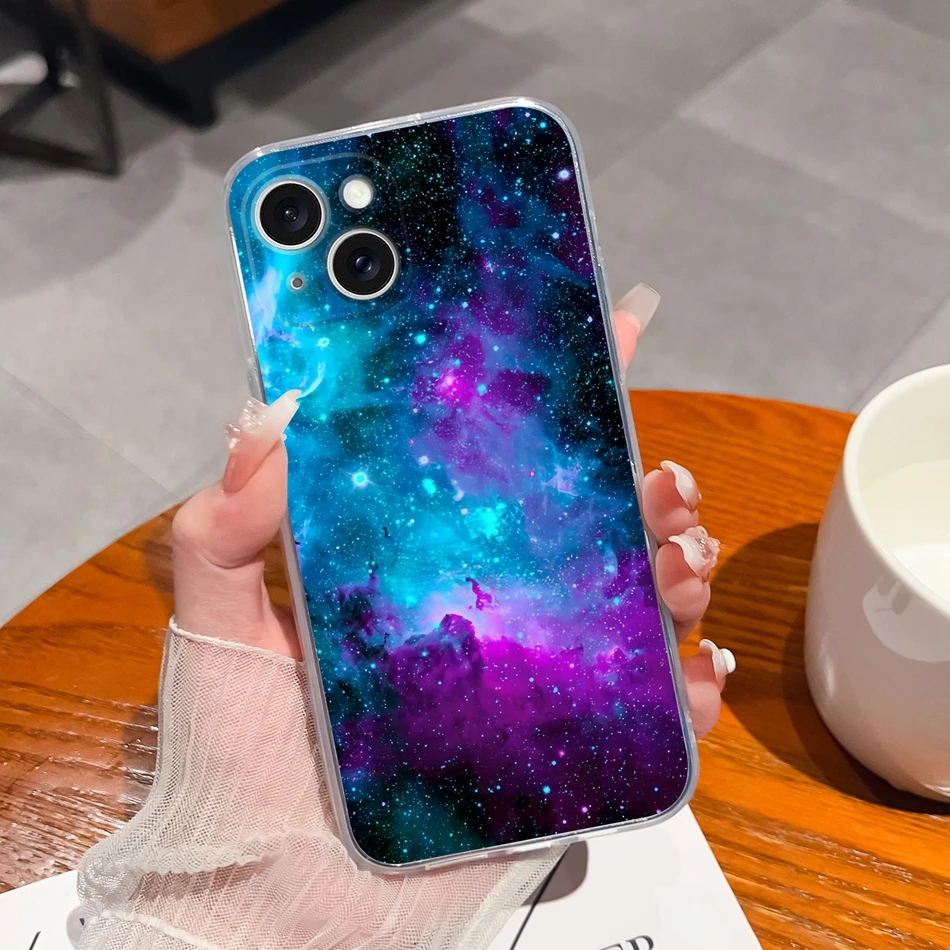 thumbnail image 1 of Cases For Apple iPhone 15 Plus Pro Max Unique Design Soft Silicone Transparent Anti Drop Phone Cover For iPhone15 15Pro 15Plus, 1 of 5