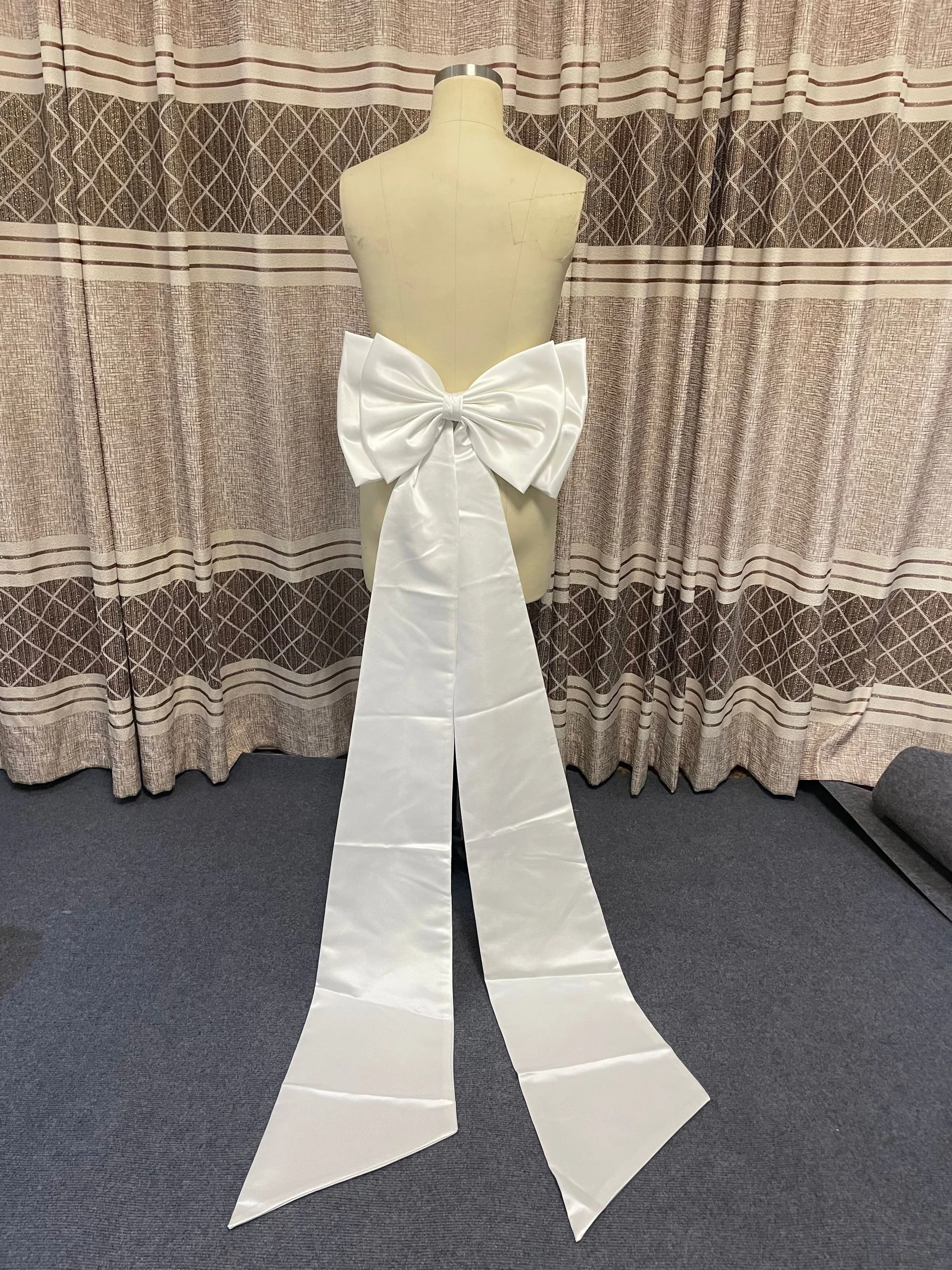 Bridal Dress Decoration Seperate Satin Bow Wedding Dress Knots