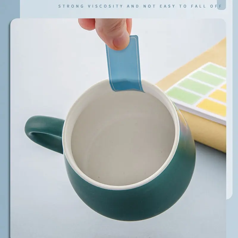 30 Sheets Color Label Sticker Handwritten Waterproof Self Adhesive Name Mark Stickers