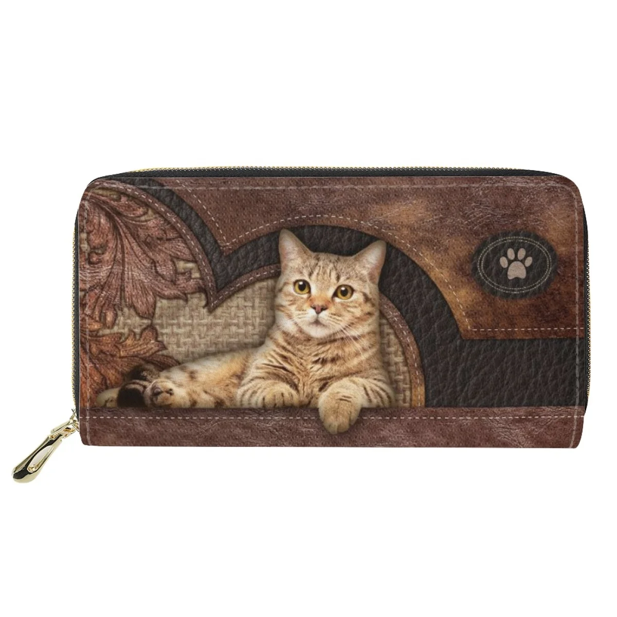 

Kawaii Cat Money Purses Cute Animal Printing Credit Card Holder Clutches Wallets Fashion Portable Coin Money Ladies Storage Bag